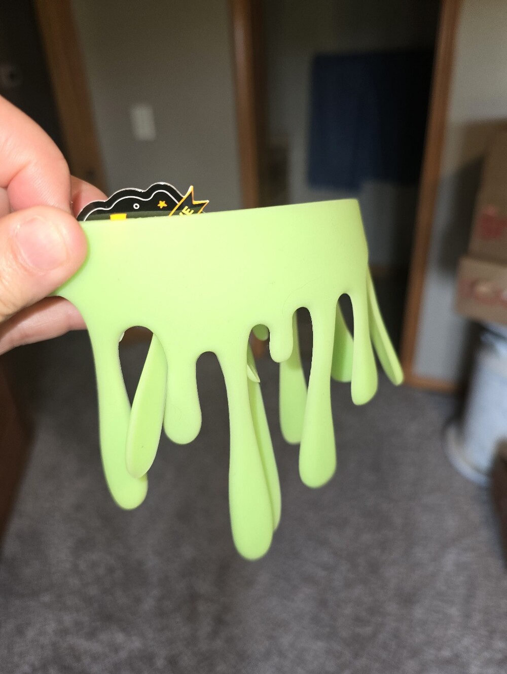 Target Bullseye Halloween Glow-in-the-Dark Slime Stanley Cup Sleeve